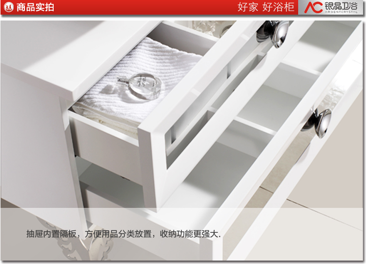 卫浴 浴室柜 家具 时尚典范 高档材质ZH9109,银