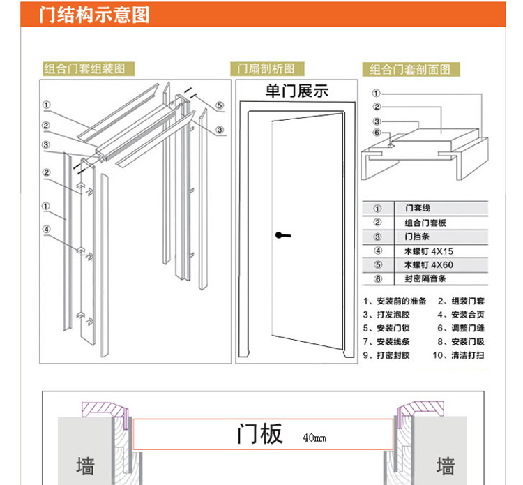 明亮木门m-038