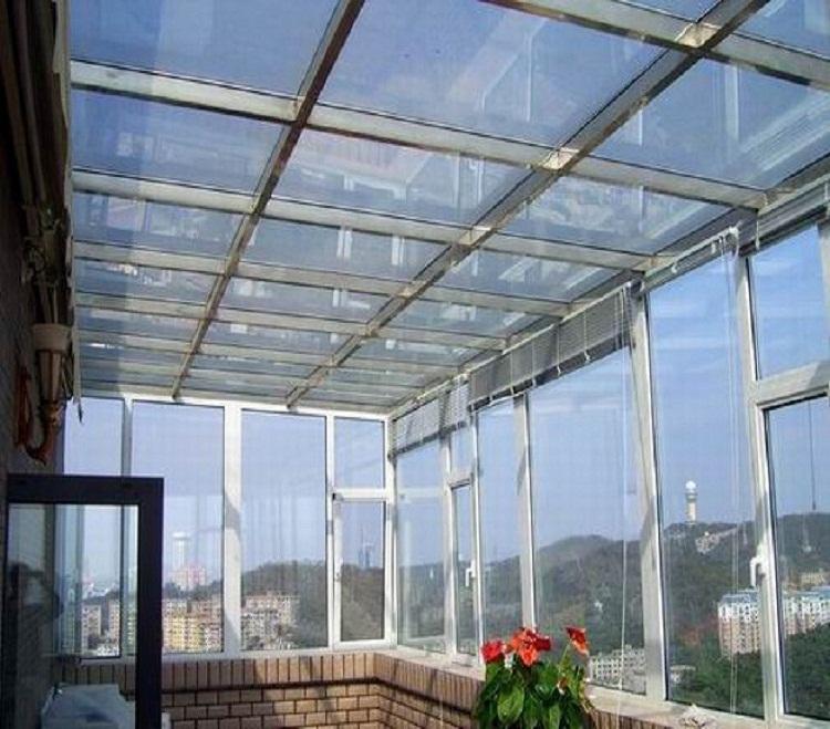 上海万增门窗厂家供应 家用优质 不锈钢阳光房 钢化玻璃房