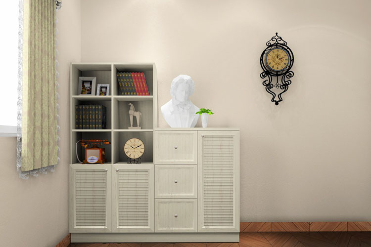 尚品宅配定制衣柜定做板材移门现代简约风格整