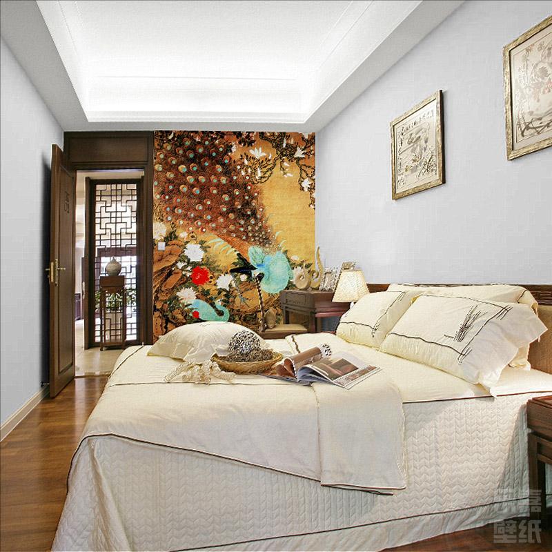 乐嘉韩国定制壁纸 小镇店铺M448-1大型壁画 餐