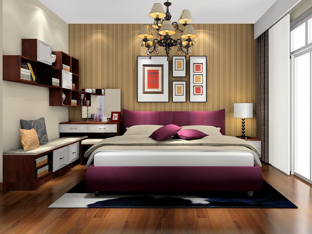 移门衣柜卧房家具效果图制作 免费预约即可获