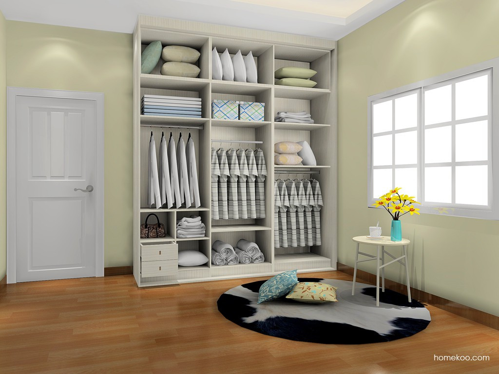 尚品宅配 两门移门衣柜定制 定制顶趟门移门衣