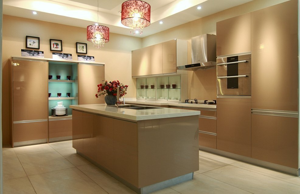 卡布奇诺-卡其色【图片 价格 品牌 评论】- 整体橱柜 - 橱柜 - 齐家商城