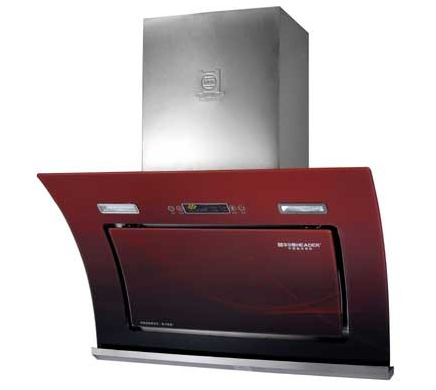 华尔顿烟机9076C(流线红),华尔顿厨电专营店,