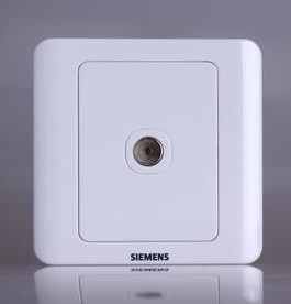 西门子开关远景雅白电视插座,齐家苏州专营店