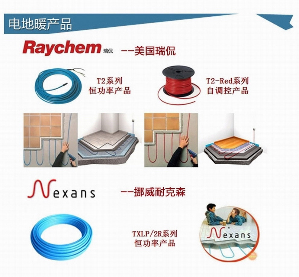 55平米建面1房1厅耐克森电地暖-发热电缆