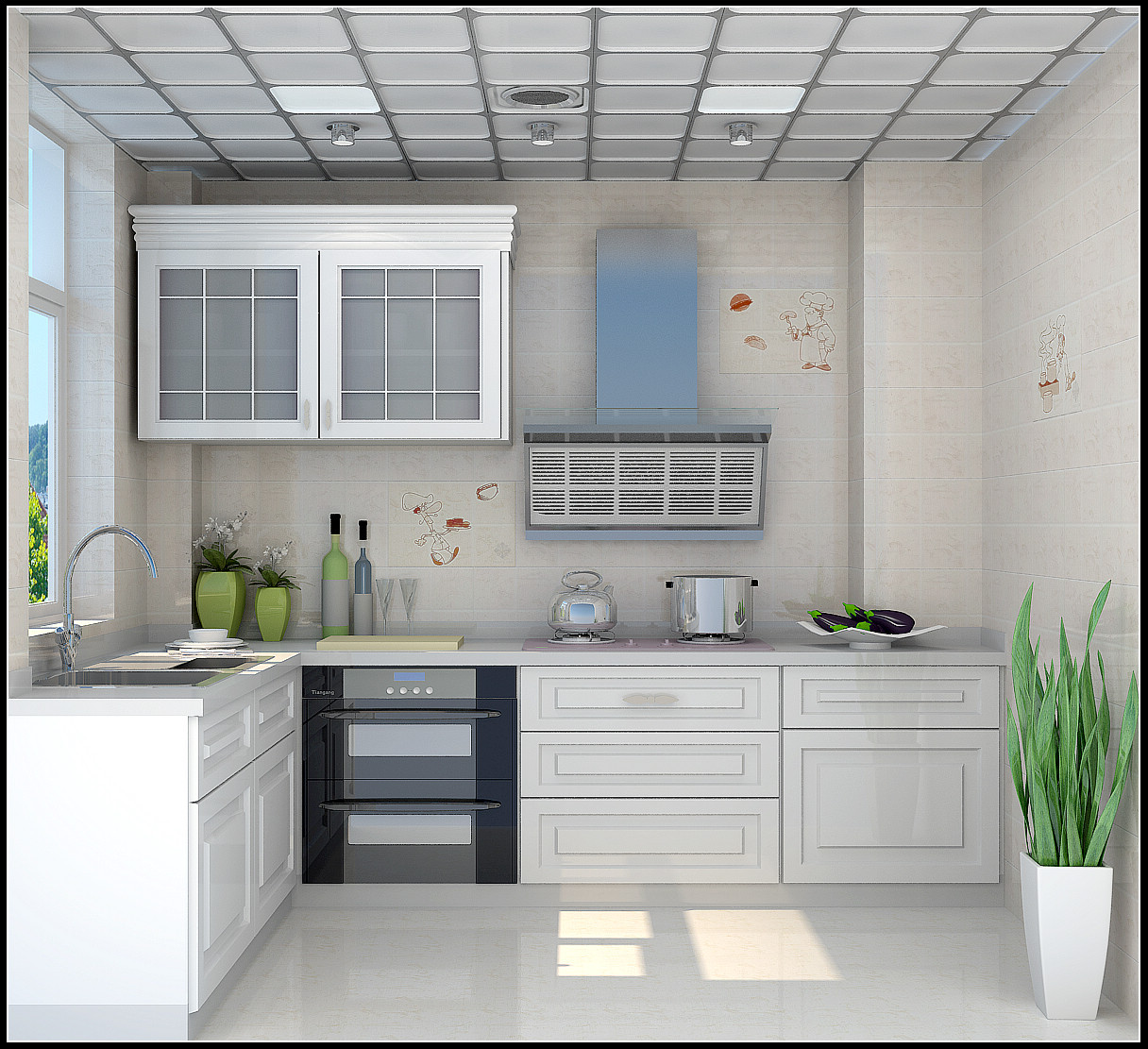 奥普一厨一卫双暖流致简套餐