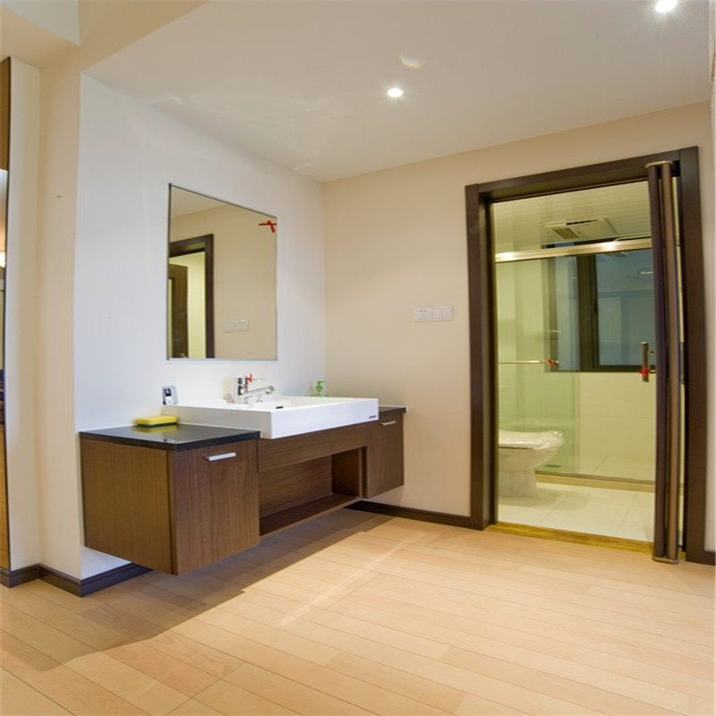 二居室装修,80平米装修,10-15万装修,卫生间,现代简约风格,洗手台,原木色