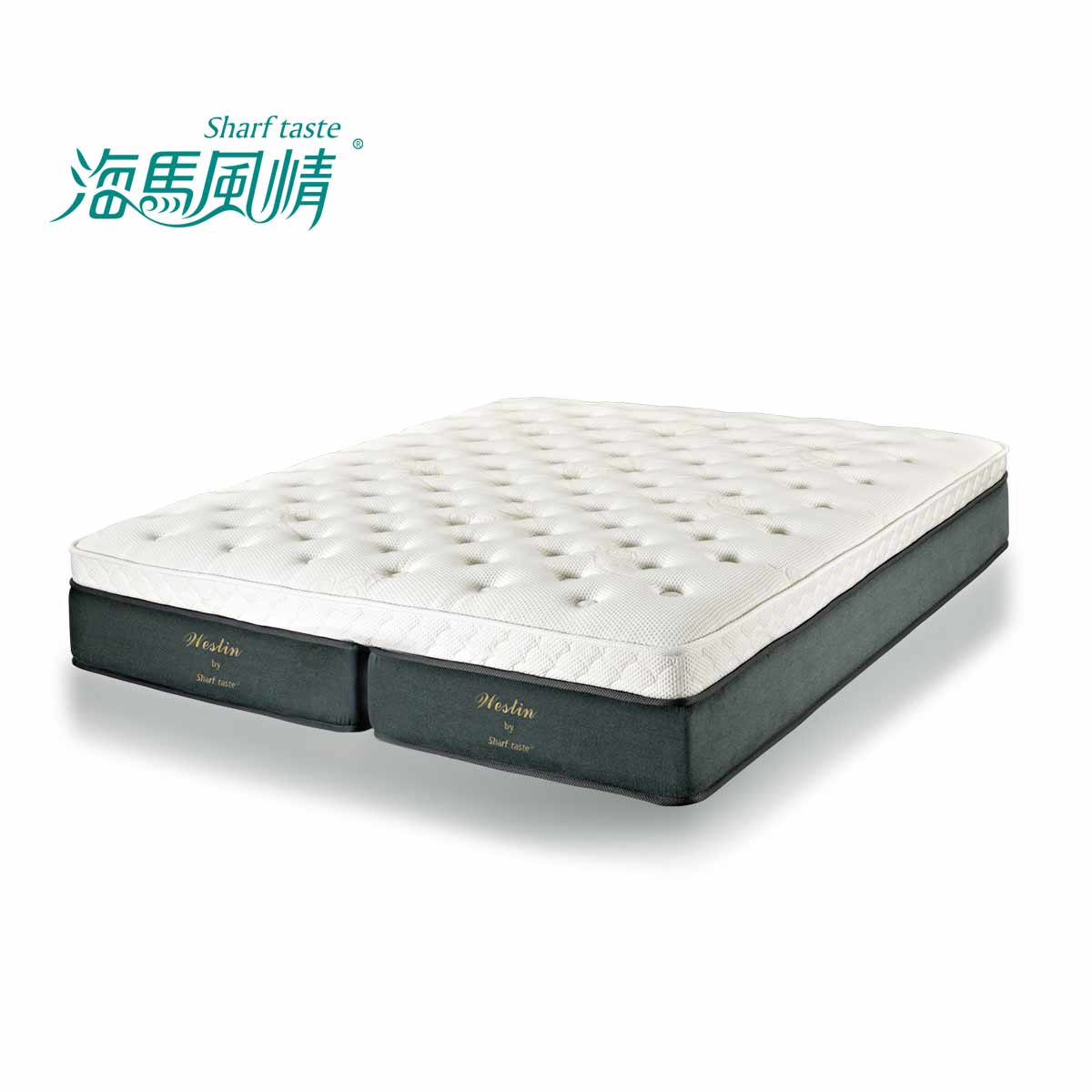 海马风情 三合一式独立袋装弹簧成人 床垫