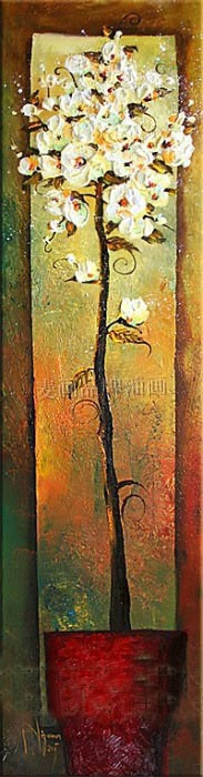 麦画 抽象画平面无框单幅植物花卉喷绘 油画