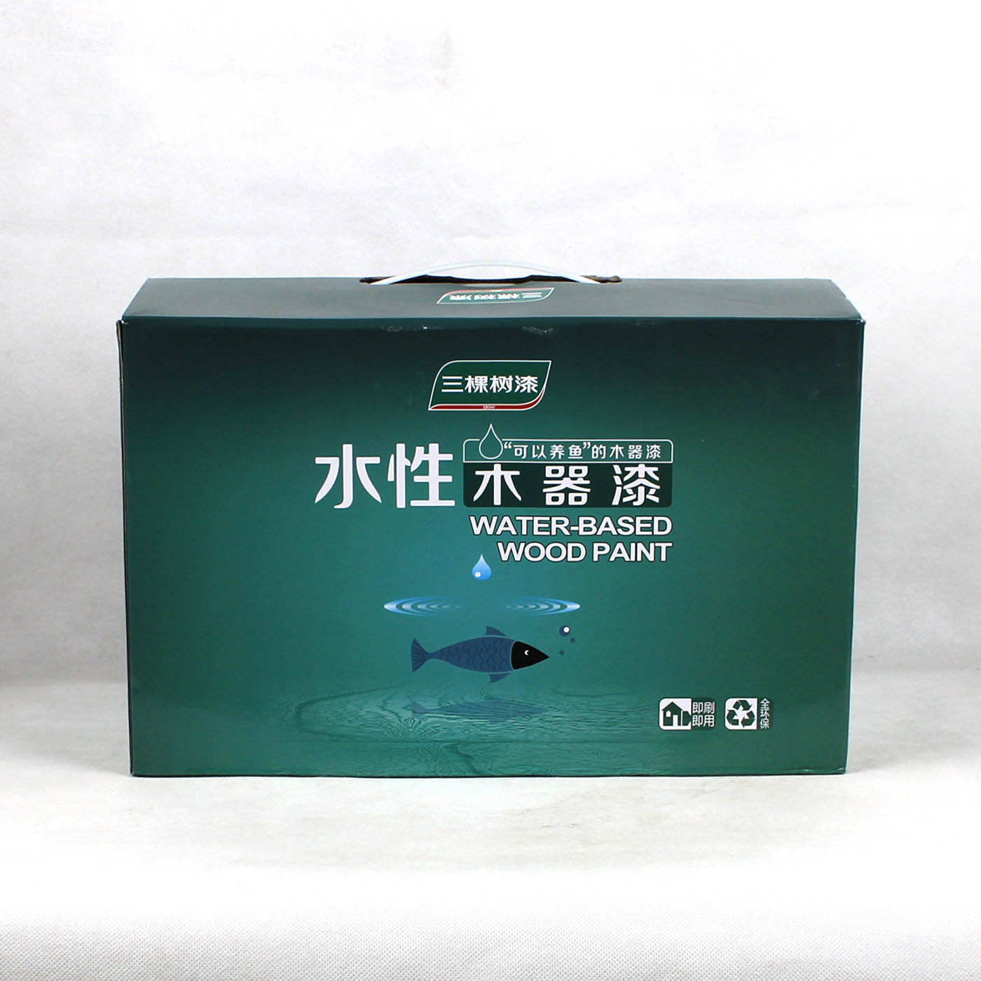 三棵树水性丙烯酸漆白色面漆半哑光木器漆三棵树涂料
