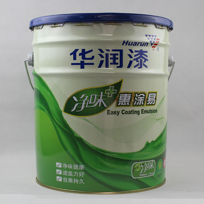 华润漆 白色面漆哑光 净味惠涂易墙面漆 18l涂料价格,图片,品牌信息