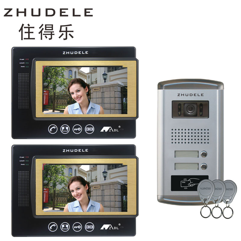 zhudele 彩色可视 zdl-2700b2 28t2门铃