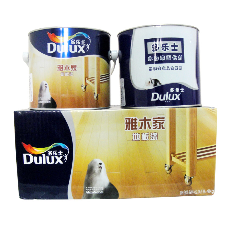 多乐士高光地板漆聚酯漆面漆防霉木器漆涂料