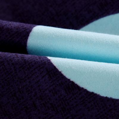 雅美奇 活性印花聚酯纤维条纹床单式简约风 床品件套四件套