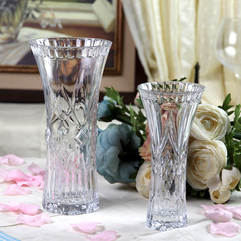 宜美家 玻璃台面花瓶简约现代 HP00500花器