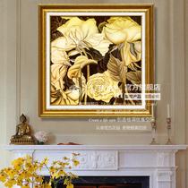 原版进口画芯平面韩国进口高档画框装裱有框独立植物花卉喷绘 装饰画