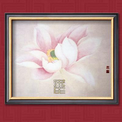 梦工画廊 无画框装裱布上纯手绘油画实木内框无框有框单幅植物花卉 油画