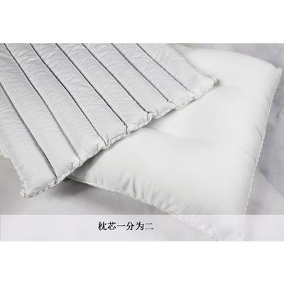 恒源祥 白色（单只价格）荞麦壳斜纹布一等品棉布花草长方形 枕头护颈枕