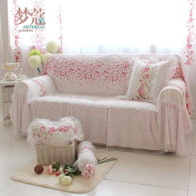 梦蔻 洛丽庄园－沙发巾布植物花卉组合沙发田园 沙发罩