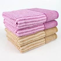 棕色紫色纯棉 浴巾