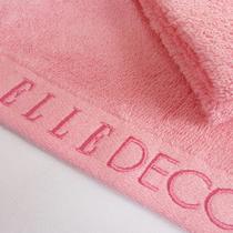 深粉红色纯棉面巾百搭型 面巾