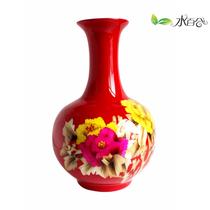 黄色绿色红色白色蓝色陶瓷台面花瓶简约现代 花瓶