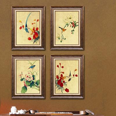 尚尚木莲 平面韩国进口高档框料有框植物花卉印刷 D23装饰画