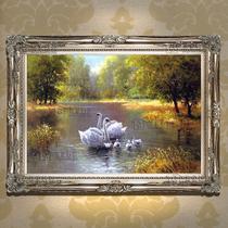 立体手绘DL852油画有框单幅风景 油画