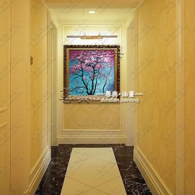 尊典 实木外框立体有框单幅植物花卉手绘 ZD856油画