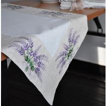白色布植物花卉欧式 桌旗