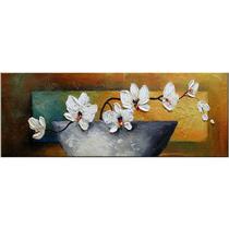 蝴蝶兰横版平面无框有框单幅植物花卉手绘 油画