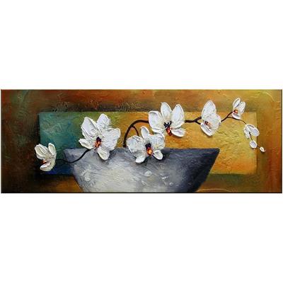 麦画 蝴蝶兰横版平面无框有框单幅植物花卉手绘 油画