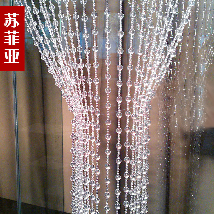 苏菲亚玻璃田园mj光珠密穿珠帘
