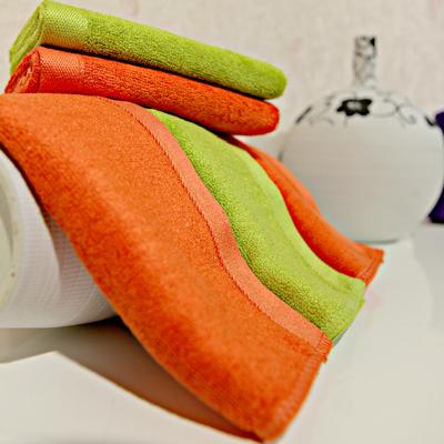 偏偏喜欢你 绿色红色紫色黄色竹纤维11s-15s洁面美容毛巾百搭型 毛巾