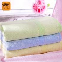 粉红色绿色蓝色黄色竹纤维 DTY-01浴巾