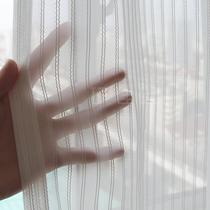 白色BS180透光纱涤纶如图窗纱按您的窗随意定做简约现代 窗帘