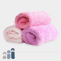 紫色浅粉色桃粉色个人洗漱/清洁/护理通用 干发巾