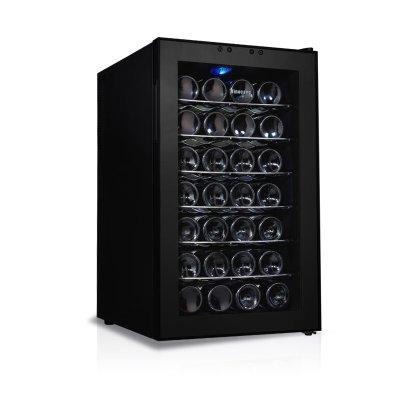 维诺卡夫 黑色R600a2级金属层架侧开门21L电脑控温 酒柜