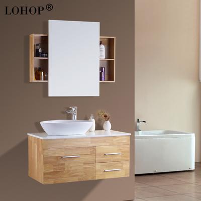 LOHOP 橡木含带浴室镜柜E0级简约现代 浴室柜