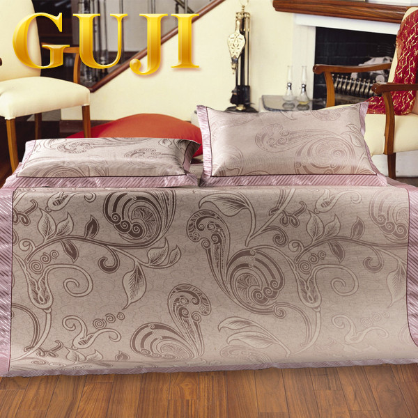 GUJI 古吉 冰丝席-3再生纤维素纤维凉席套件折叠式 凉席