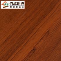 柚木杂柳平口杨木A类实木复合地板 地板