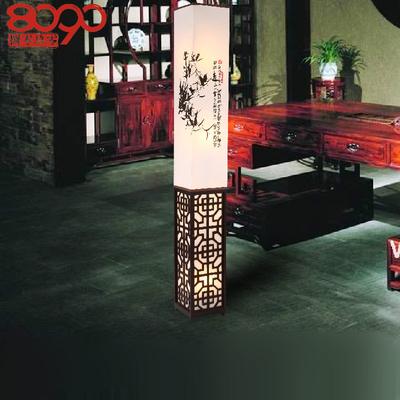 8090捌零玖零 PVC木现代中式节能灯 L1125落地灯