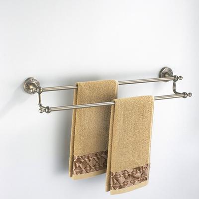 香格里 铜质铜色双层 置物架毛巾架