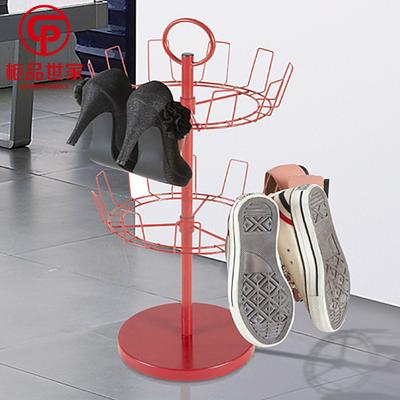 柜品世家 红色移动抽象图案简约现代 鞋架