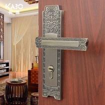 黄古铜青古铜锁室内门锌包铜不锈钢双锁舌 K11锁具
