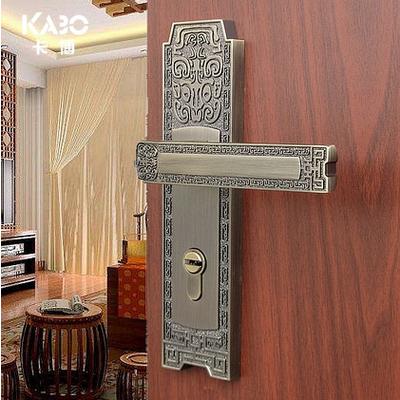 KABO 黄古铜青古铜锁室内门锌包铜不锈钢双锁舌 K11锁具