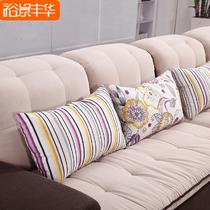 L形多功能绒质海绵简约现代 沙发