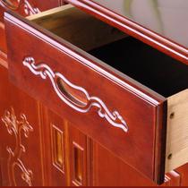 框架结构橡木储藏对开门简约现代 3-420鞋柜